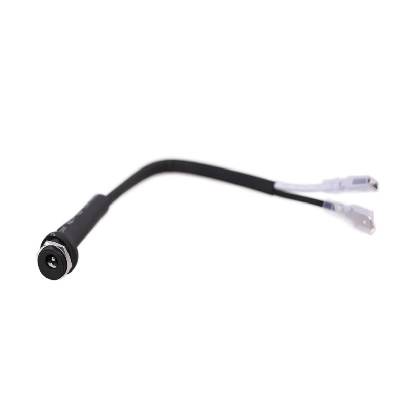 kzfuli Power Plug Connector Replacement Part with Dust Cover, Compatible with Peloton Fitness Bike Connector Input Line. Not Compatible with Bike Plus (Black White)