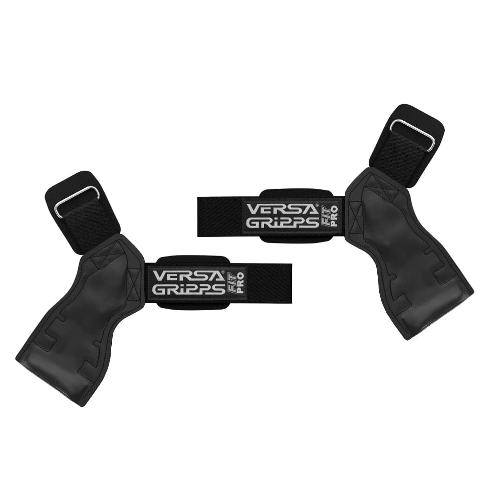 Versa Gripps® Fit Pro, Made in the USA, Wrist Straps for Female Athlete, the Best Training Accessory, Midnight, S