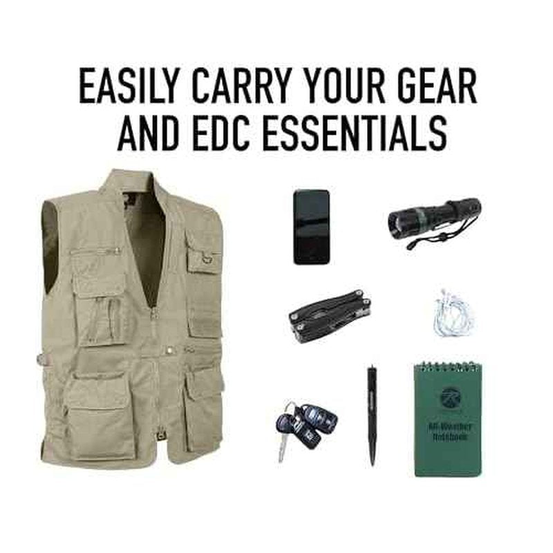 Rothco Conceal-Ops Plainclothes Vest - Ultimate Everyday Carry Utility