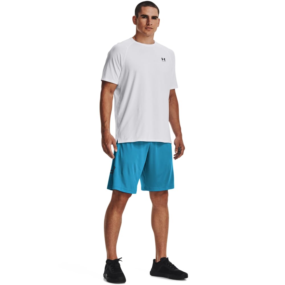 Under Armour Men's Tech Graphic 10" Shorts, (419) Capri / / Black, X-Large