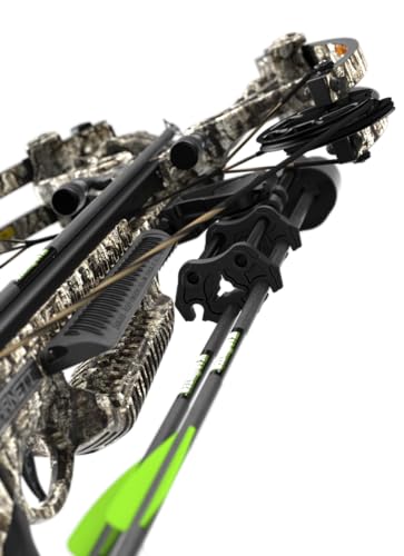 Barnett Whitetail Pro STR Crossbow, with 4x32mm Multi-Reticle Scope, Arrows, Lightweight Quiver, with Crank Device