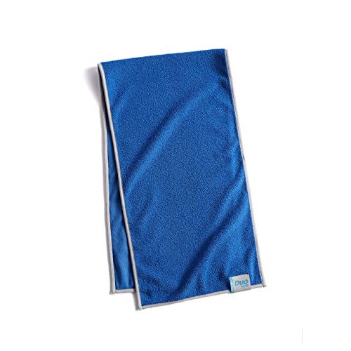 MISSION Dual Action Cooling & Drying Towel, Mission Blue - Cools Up to 6 Hours - Moisture & Sweat Absorbent - UPF 50 Sun Protection - Machine Washable