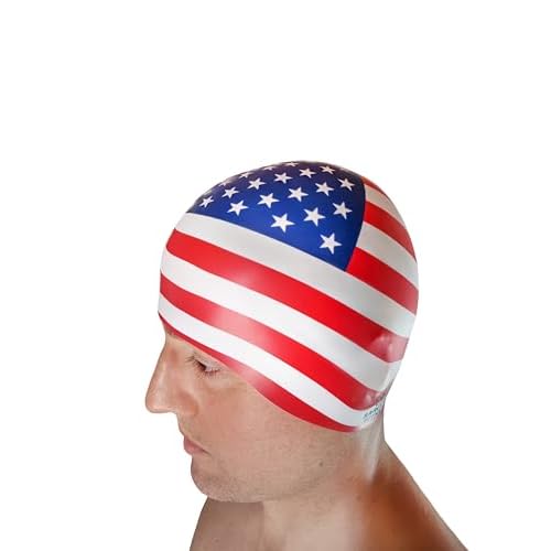 USA Swim Cap Adult Standard-Size for Competitive or Recreational Swimmer Looking for More Speed. UK Pink Australia Swimming Cap