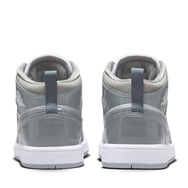 Jordan Little Kid's 1 Mid SE 'White/Cool Grey-Medium Grey' (HF3194 100) - 2y