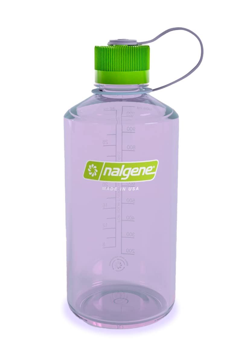 Nalgene Sustain Tritan BPA-Free Water Bottle Made with Material Derived from 50% Plastic Waste, 32 OZ, Narrow Mouth, Dove Gray