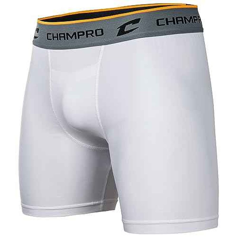 CHAMPRO Compression Boxer Shorts with Athletic Cup