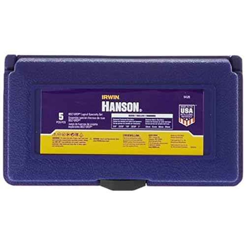 IRWIN HANSON Lugnut Extractor Set, 5-Piece (54125)
