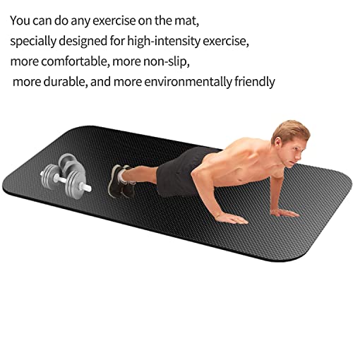 Exercise Equipment Mat - Treadmill Mat, Exercise Bike Mat, Fitness Mat, Elliptical Mat, Jump Rope Mat, Yoga Mat, Gym Mat Use on Hardwood Floors Protection…