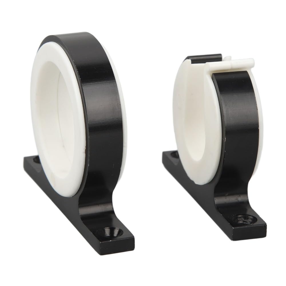 2 Pcs Aluminium Boat Mounted Holder Fishing Accessory Horizontal Vertical Fishing Rod Management Wall Mounted Holder for RVs Ships(3160AAB Black)