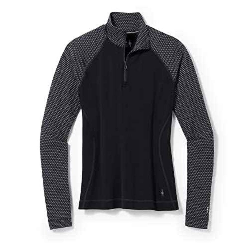 Smartwool Women's Classic Thermal Merino Base Layer Pattern 1/4 Zip