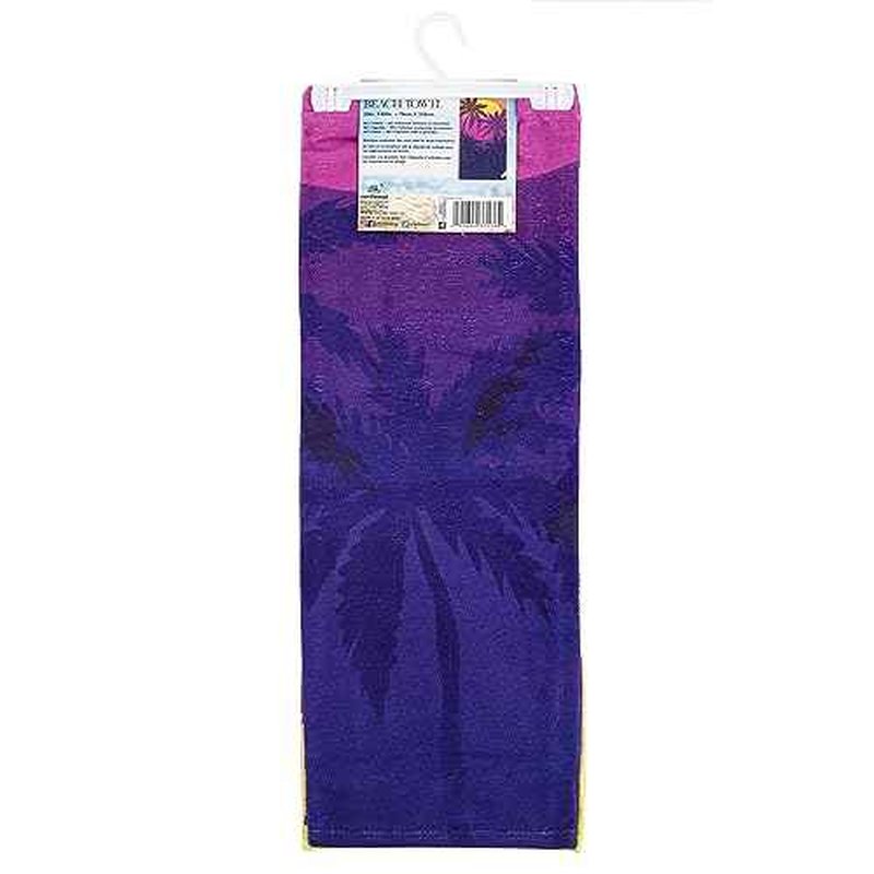 Northwest Classics Beach Towel, 30" x 60", Magenta Sun Set Design