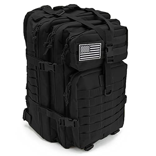 QT&QY 45L Military Tactical Backpacks For Men Camping Hiking Trekking Daypack Bug Out Bag Lage MOLLE 3 Day Assault Pack