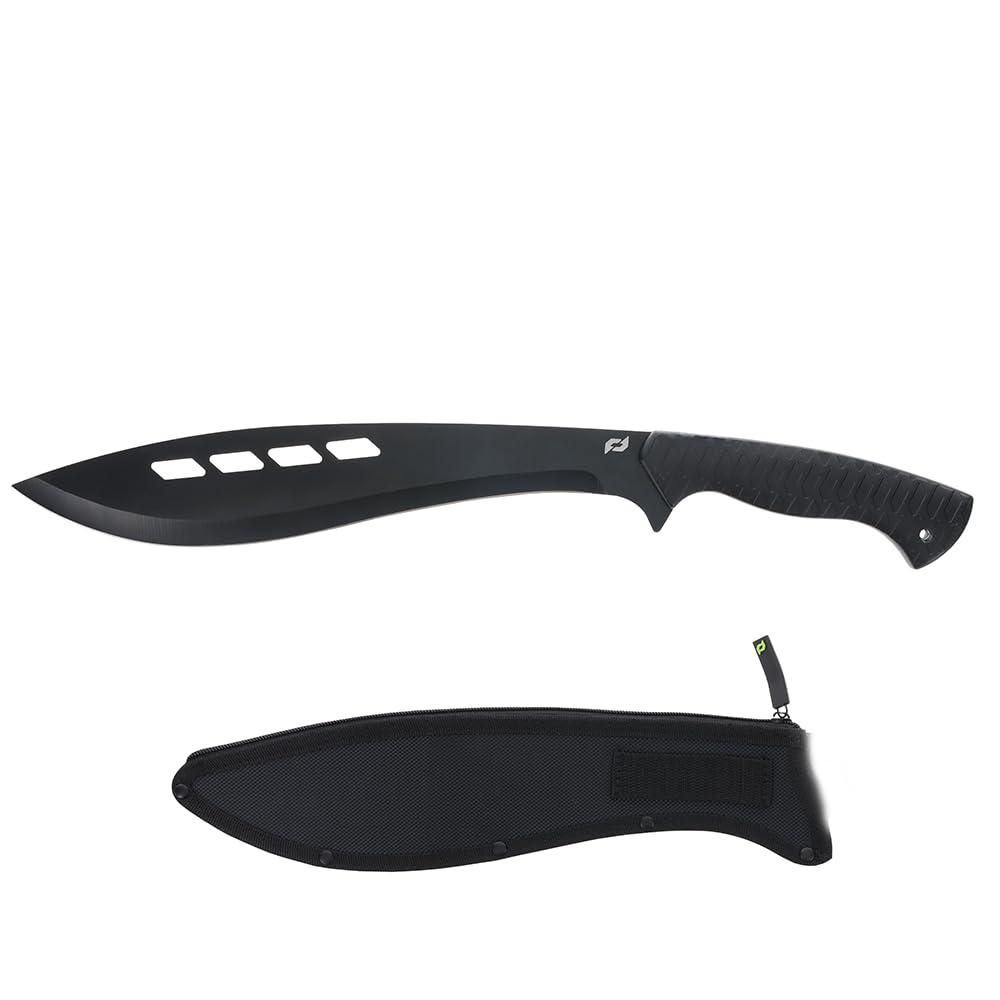 Schrade Delta Class Decimate Kukri Machete with Stainless Steel Blade for Outdoor Survival