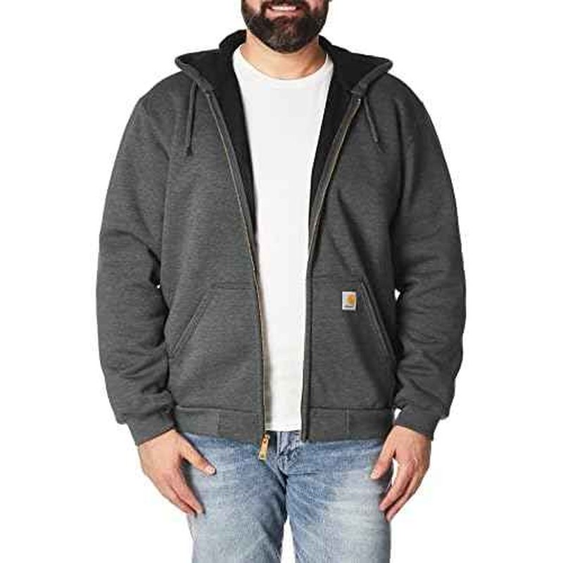 Carhartt Men's Rain Defender Rutland Hooded Zip Front Sweatshirt