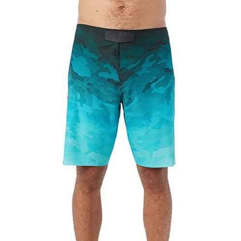 O'NEILL Men's 20 Inch Stripe Boardshorts - Water Resistant Swim Trunks for Men with Quick Dry Stretch Fabric and Pockets