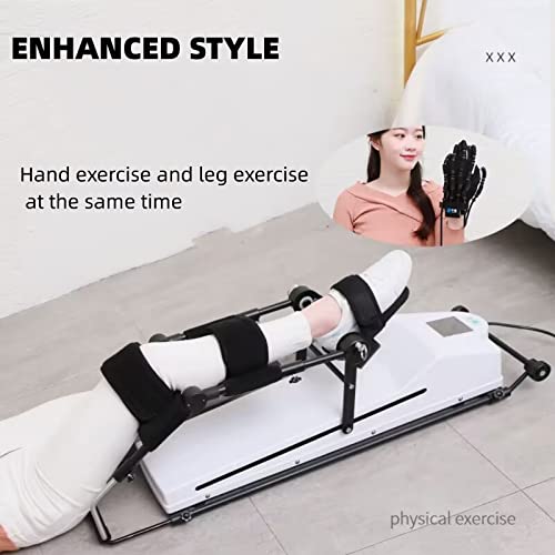 CPM Machine- Continuous Passive Motion Machine Knee Rehabilitation Equipment Exercise Physiotherapy -Lower Limb Traction Machine Leg Rehabilitation Equipment (Enhanced Type(Left Hand Training))