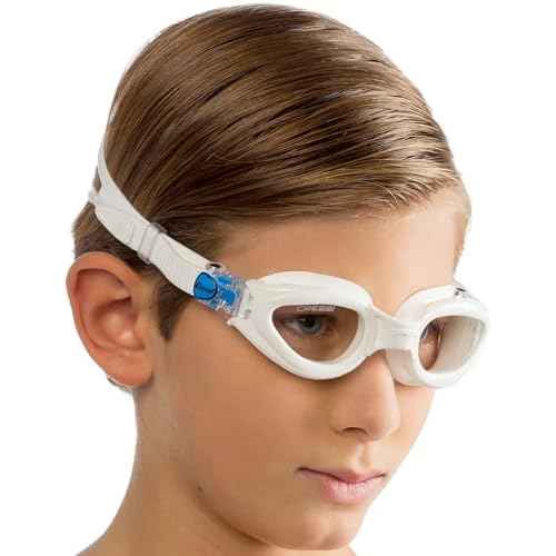 Cressi Swim Goggles for Kids Aged from 7 to 15 Years Old - Excellent Peripheral Vision | Rocks: Made in Italy