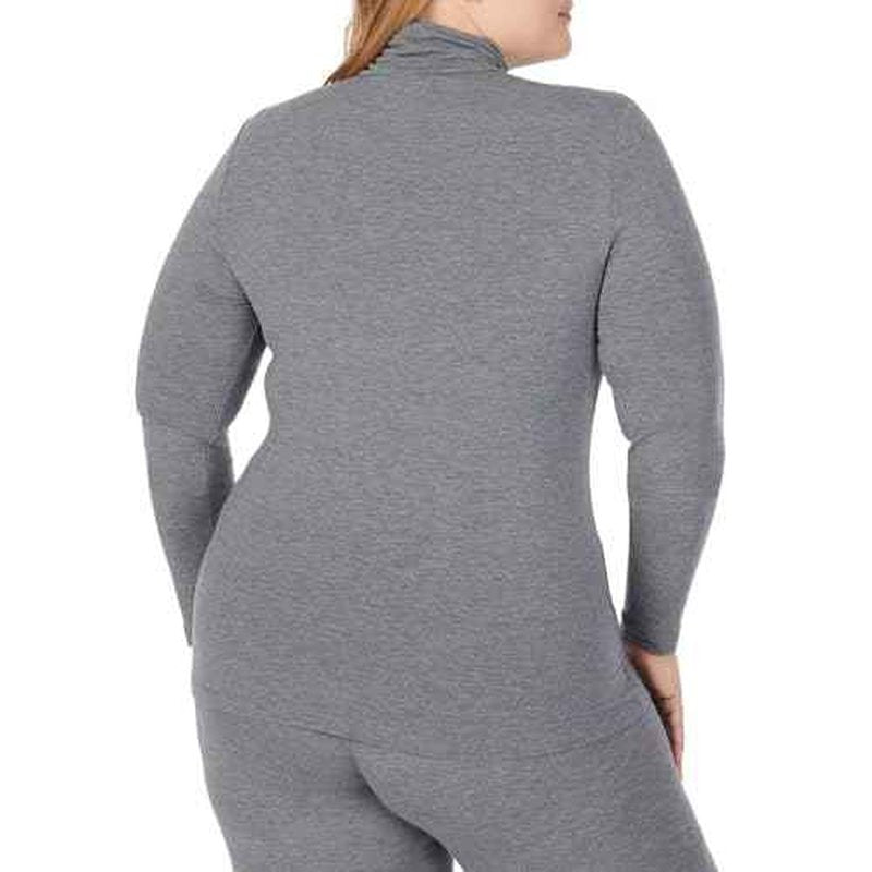 Cuddl Duds Women's Softwear with Stretch Long Sleeve Turtle Neck Top