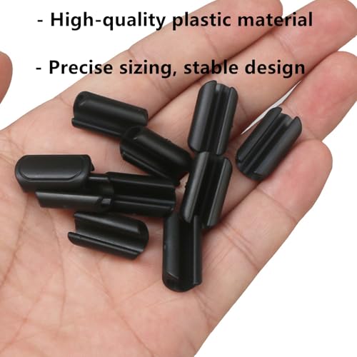 8 Pcs Road Bike Cable Clips, Bike Brake Shifter Cable Housing Guide Clips Bicycles Brake Cable Fixed Clips Frame Buckle for Bike, Black