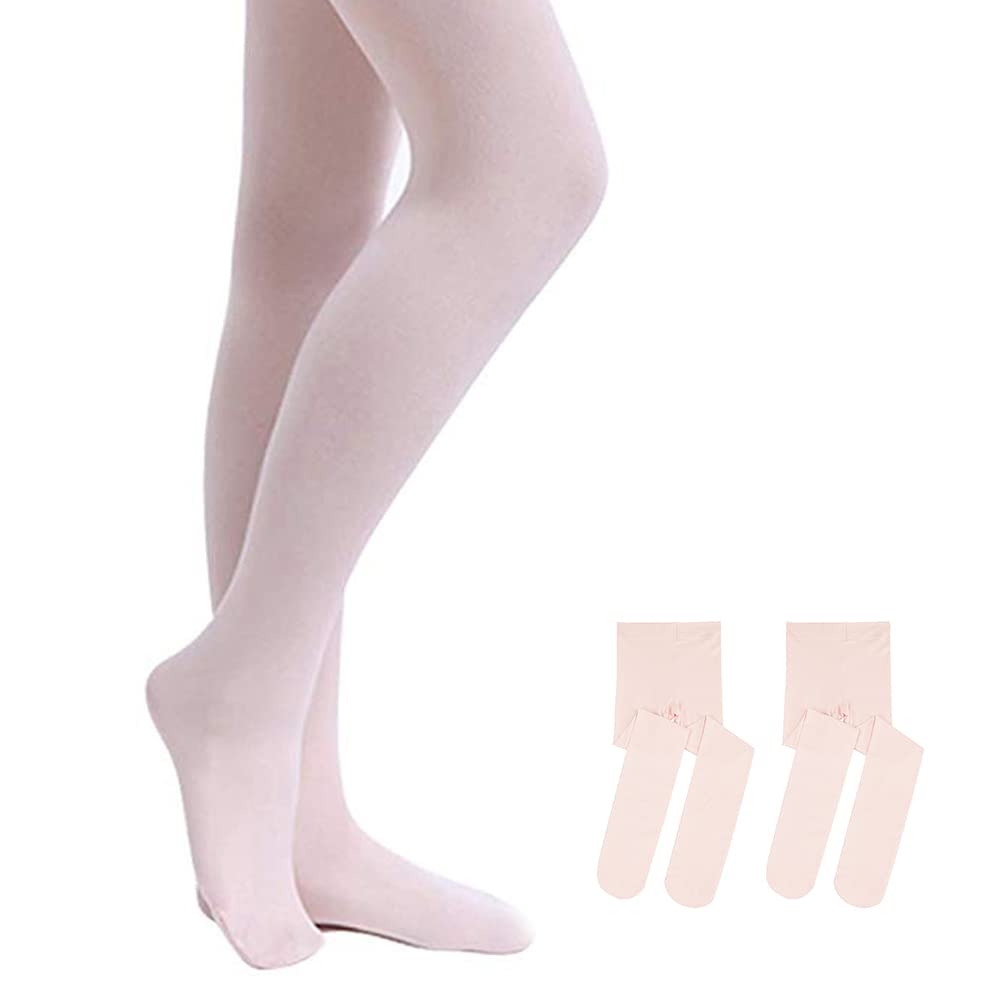 Stelle Girls' Ultra Soft Pro Dance Tight/Ballet Footed Tight(Toddler/Little Kid/Big Kid),2BP,M