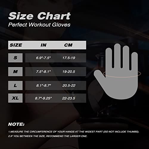 Glofit Workout Gloves for Women Men, Lightweight Weight Lifting Glove Breathable Fingerless Gym Gloves, Exercise, Fitness, Training, Cycling