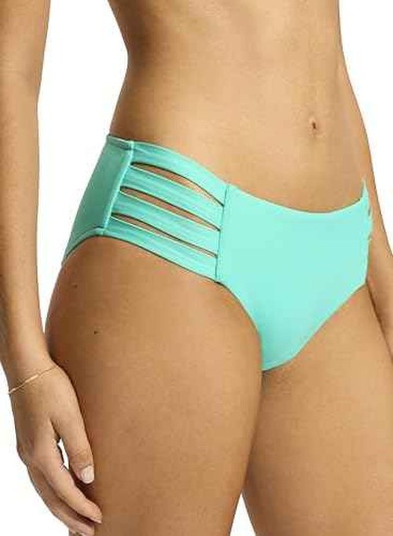 Seafolly Women's Multi Strap Hipster Full Coverage Bikini Bottom Swimsuit