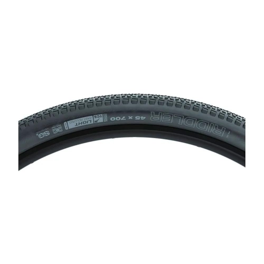 WTB Riddler 700 x 37 Gravel Bike Tire, Tubeless Ready Folding Bead, Lightweight Fast Rolling, 60tpi, Black Sidewall, Dual DNA for Adventure Rides