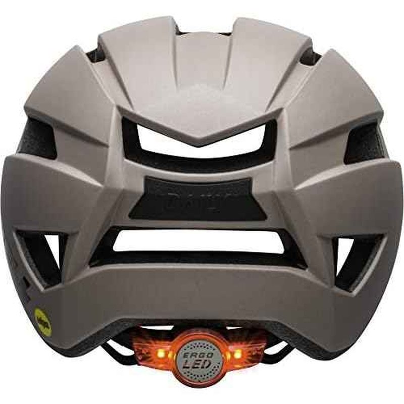 BELL Daily MIPS LED Adult Commuter Bike Helmet - Matte Cement (Discontinued), Universal Women's (50-57 cm)