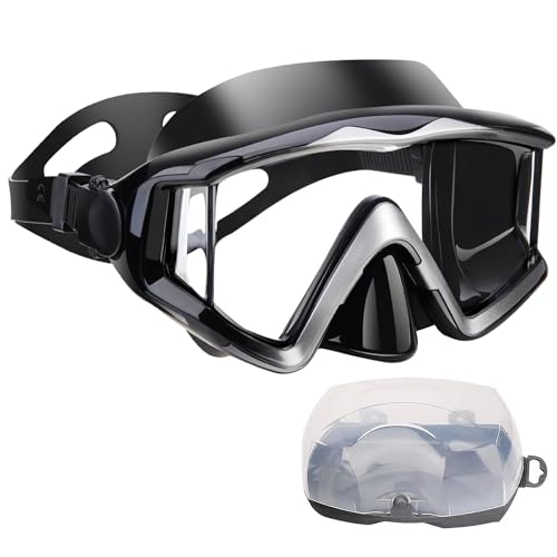 AQUA A DIVE SPORTS Diving mask Anti-Fog Swimming Snorkel mask Suitable for Adults Scuba Dive Swim Snorkeling Goggles Masks