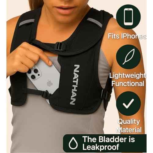 Nathan QuickStart 3.0 Hydration Pack with Hydration Bladder 4L, for Running Vest, Hiking, Walking, Marathon, Obstacle Course Run, Race