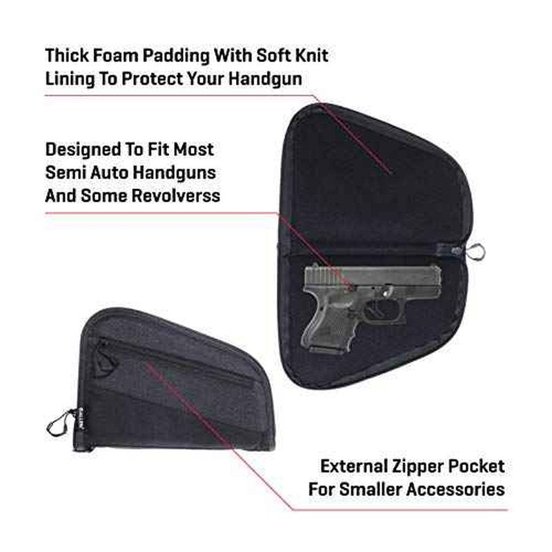 Allen Company Auto-Fit Handgun Case, 9 Inch, Black