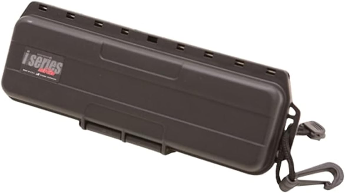 SKB Cases Waterproof Hard Case - Mil-Standard Injection Molded Design | Small 7" x 2" x 1" with Padded Handle