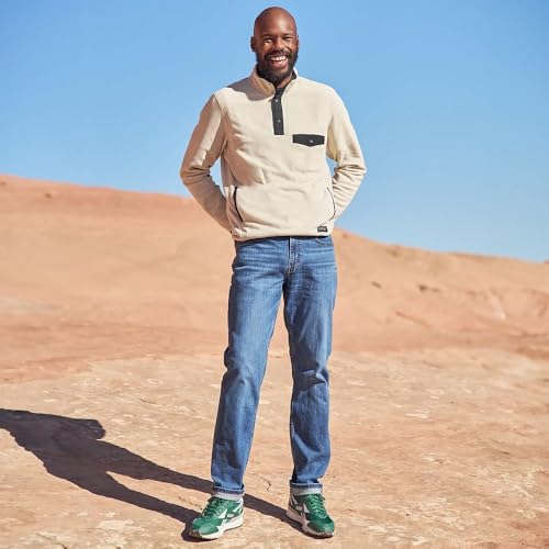 Eddie Bauer Men's Chutes Mock Neck Fleece