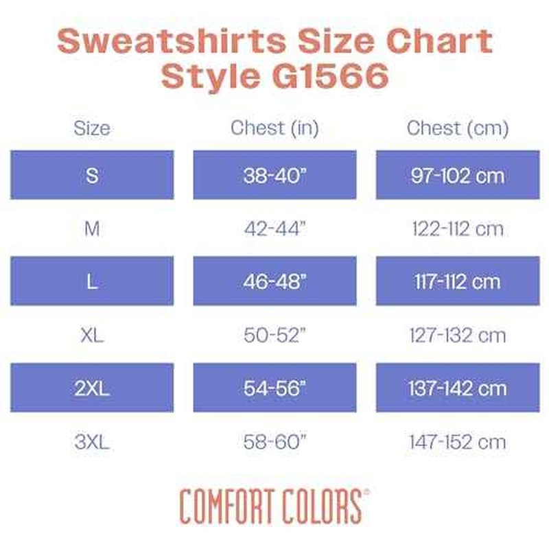 Comfort Colors Adult Crewneck Sweatshirt, Style 1566/1545