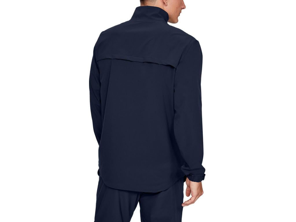 Under Armour Men's Hockey Warm Up Jacket, Midnight Navy (410)/White, Small