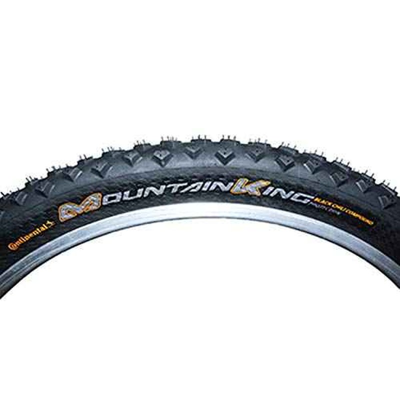 Continental Mountain Bike ProTection Tire - Black Chili, Tubeless, Folding Handmade MTB Performance Tire (26", 27.5", 29"), 26 x 2.3, Mountain King