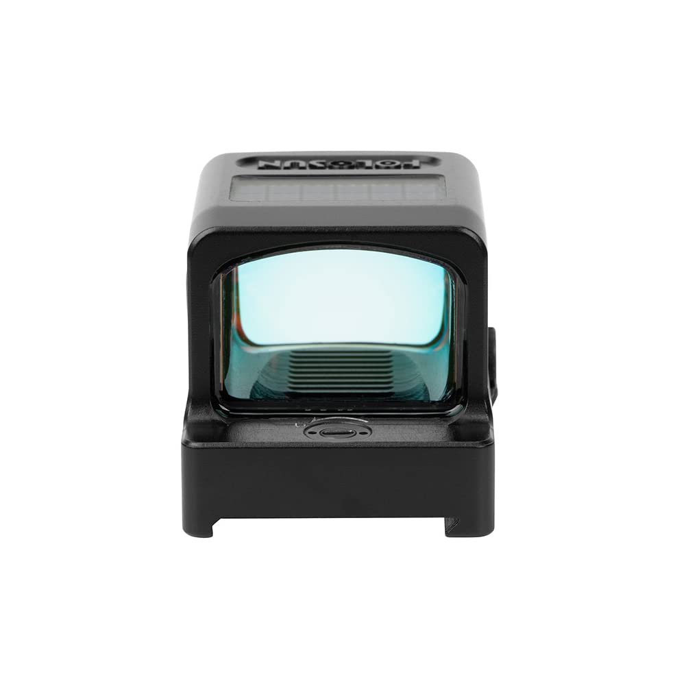 HOLOSUN HE509T-RD X2 Reflex Red Dot Sight for Pistol - Durable Shake-Awake Parallax-Free Enclosed Handgun LED Sight with Multiple Reticle System & 12 Brightness Settings - RMR Adapter Included
