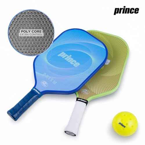 Prince - Pickleball Set for 6 Players with Paddles, Precision Engineered Pickleball Balls with 40 Holes Pattern, Ideal for Sports Enthusiasts