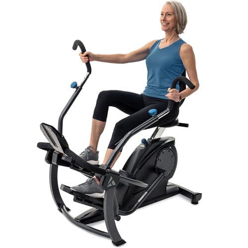 FreeStep LT3 Recumbent Cross Trainer Stepper - Zero-Impact Exercise w/Patented Physical Therapy Stride Technology, Whisper-Quiet, Multi-Position Arms, Free App w/Trainer-Led Workouts