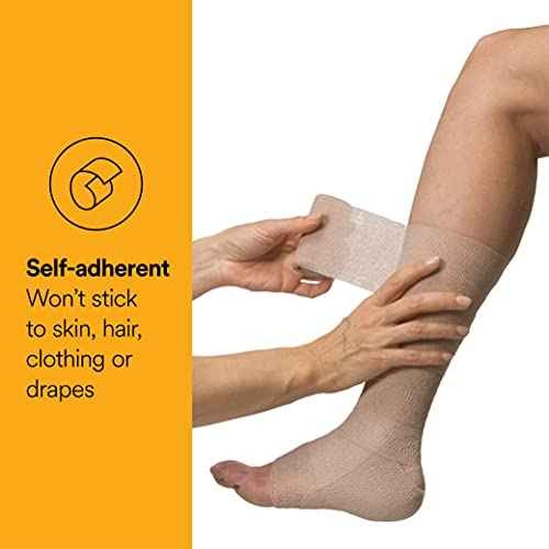 3M¢â Coban¢â NL Non-Latex Self-Adherent Wrap with Hand Tear, 2083, 3 in x 5 yd, 24 Rolls/Case