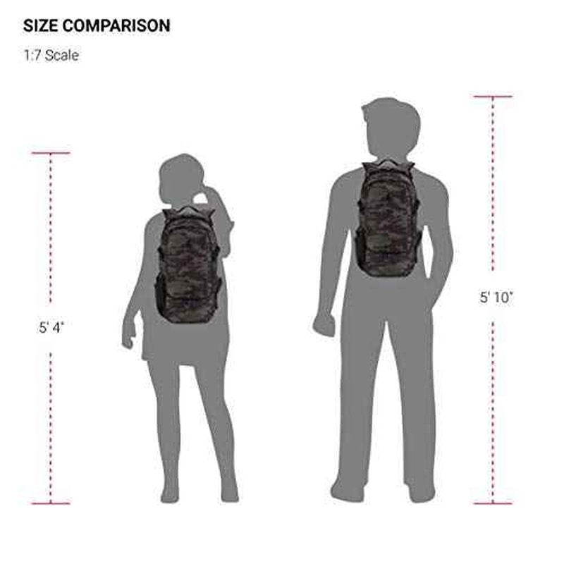 SwissGear 3598 Backpack Narrow Daypack, Camo/Green, 18-Inch
