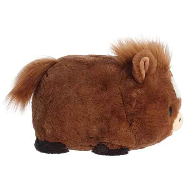 Aurora¢ç Adorable Spudsters¢â Hudson Horse¢â Stuffed Animal - Comforting Cuddles - Playful Companions - Brown 10 Inches