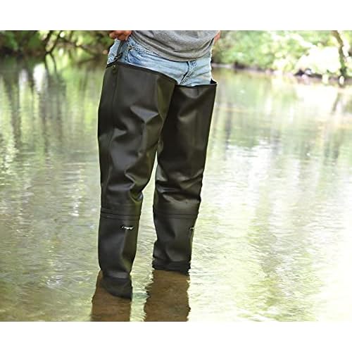 FROGG TOGGS Rana II PVC Bootfoot Hip Wader, Cleated or Felt Outsole