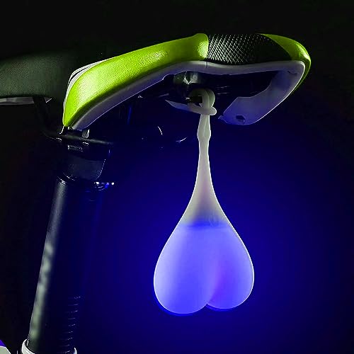 Bike Reflectors LED Bicycle Rear Lights Night Essential Cycling Balls Tail Light Seat Back Egg Lamp Waterproof Silicone Warning Light for Truck
