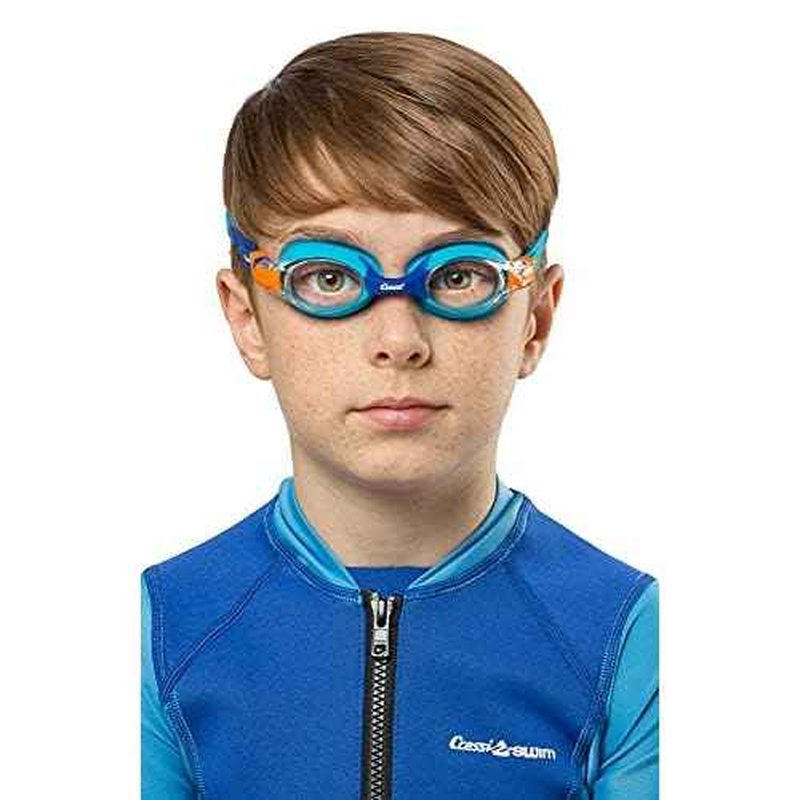 Cressi Colorful Kids Swim Goggles for Boys and Girls 4-8 Years Old - Dolphin 2.0, Starfish, and Seahorse: Designed in Italy