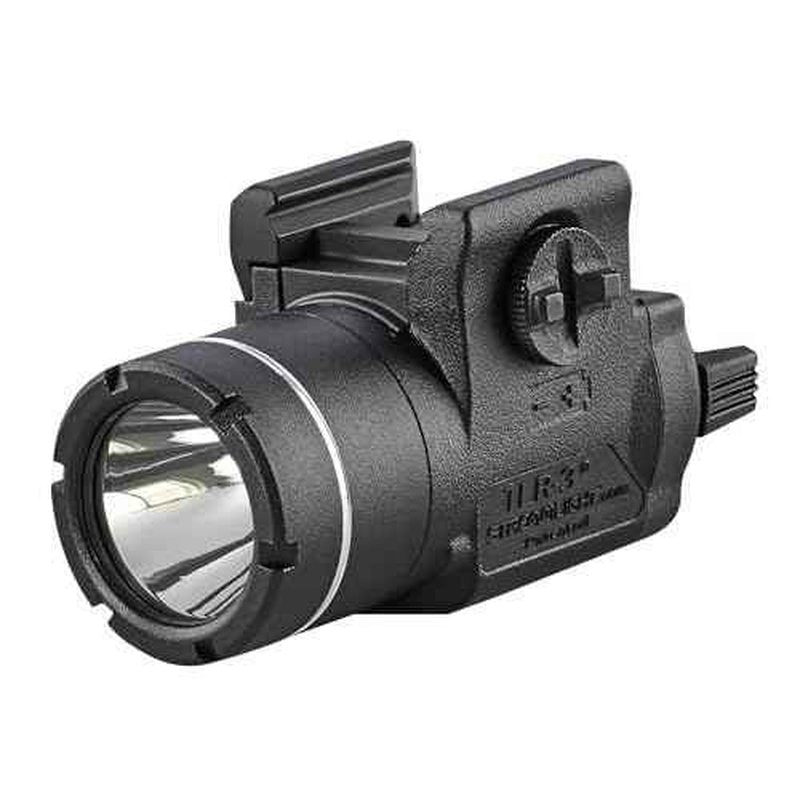 Streamlight 69220 TLR-3 170-Lumen Lightweight, Compact Weapon Mounted Tactical Light with Rail Locating Keys, Black