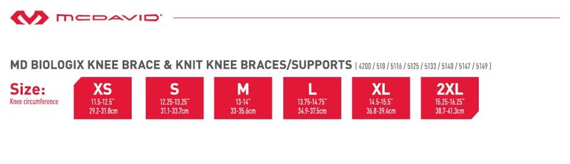 McDavid 510 Elastic Knee Support, Medium