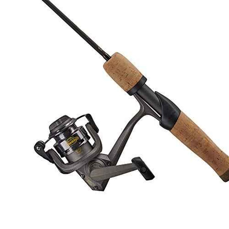 Berkley Lightning Ice Fishing Combo, Black, Grey, 28" - Medium Light - 1pc