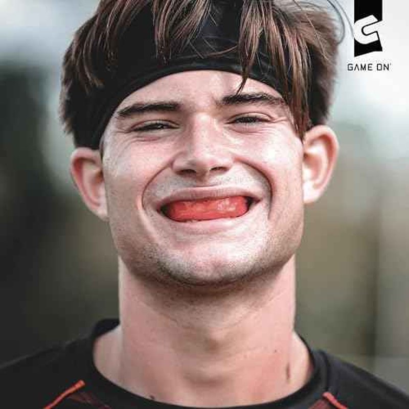 Game On Mouthguards - Only ADA Accepted Strapless Sports Mouth Guard for Football, Basketball, Lacrosse, Hockey - Superior Protection, Comfortable Fit (Braces Mouthguard)