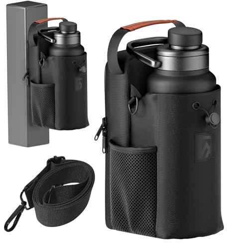 Magnetic Gym Bag Sling Bag for Men/Women,Magnet Water Bottle Gym Bag Company,Cross Body Water Bottle Holder Bags for Travel, Work and Sports,Gym Accessories